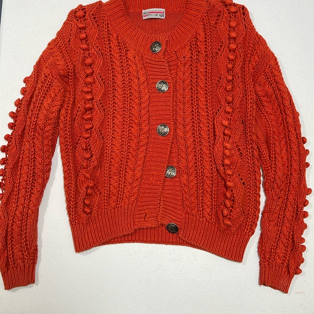 Resource burnt orange sweater/ medium